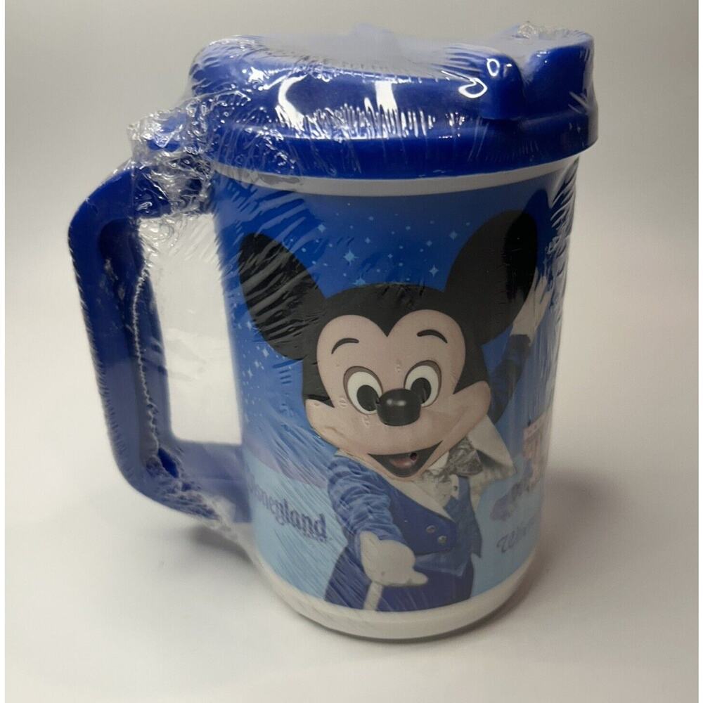 Vintage Disneyland Resort Whirley Drink Works! Sealed Mug Cup Mickey - New